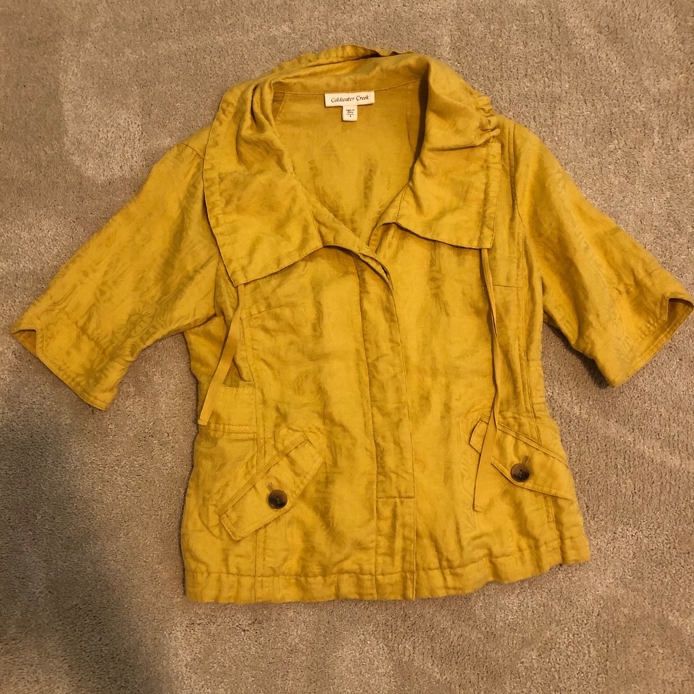 Coldwater Creek short sleeve button down, soft